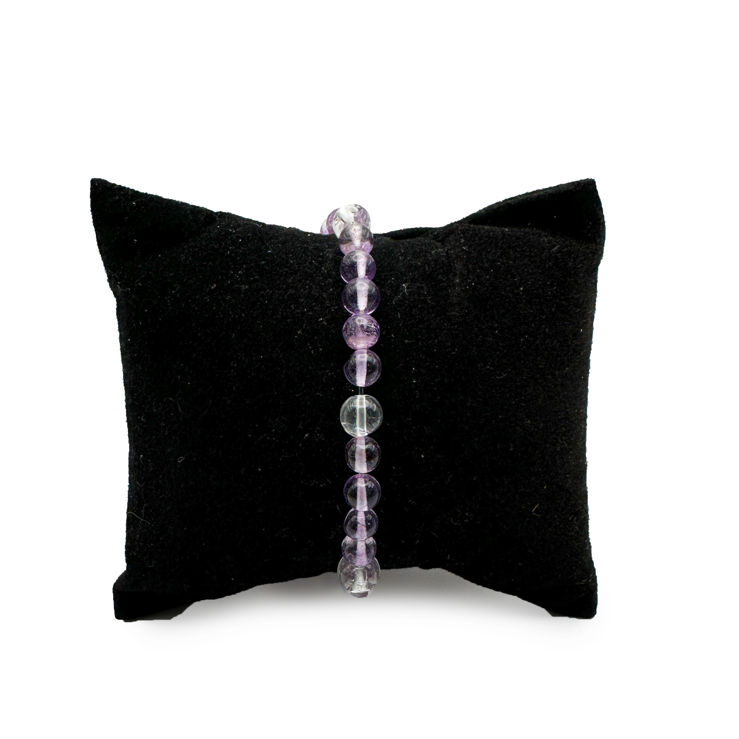 Heilsteinarmband Bergkristall & Amethyst - Handgefertigter Heilsteinschmuck Heilsteinarmband Bergkristall & Amethyst - Handgefertigter Heilsteinschmuck